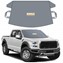 Haegs Buz ve Kar Önleyici Araç Ön Cam Örtüsü Brandası Ağır Hizmet Tipi 600D Oxford Kumaş Arabalar SUV lar Kamyonetler İçin Oto Ön Cam Koruyucu Güneşlik Don Örtüsü 185x109cm XL - Gri