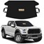 Haegs Buz ve Kar Önleyici Araç Ön Cam Örtüsü Brandası Ağır Hizmet Tipi 600D Oxford Kumaş Arabalar SUV lar Kamyonetler İçin Oto Ön Cam Koruyucu Güneşlik Don Örtüsü 185x109cm XL - Siyah