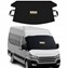 Haegs Buz ve Kar Önleyici Araç Ön Cam Örtüsü Brandası Ağır Hizmet Tipi 600D Oxford Kumaş Arabalar SUV lar Kamyonetler İçin Oto Ön Cam Koruyucu Güneşlik Don Örtüsü 198x114cm XXL - Siyah