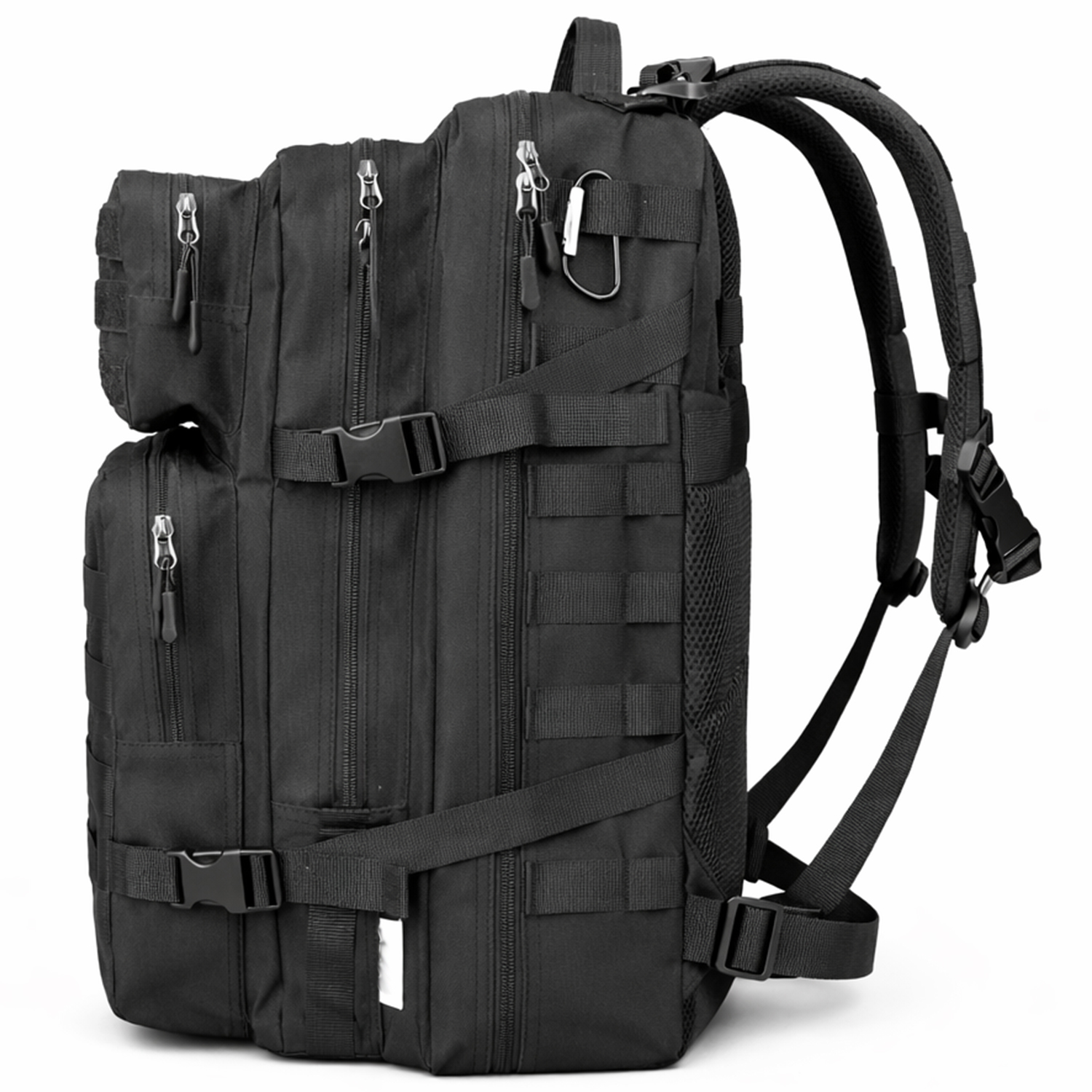 HAEGS Askeri Taktik Sırt Çantası Ordu Derecesinde Sağlam Ağır Hizmet Taktik Çanta 3 Günlük Acil Durum Hücum Çantası Kampçılık Dağcılık Trekking Seyahat Sırt Çantası- 45L - Yeşil 5