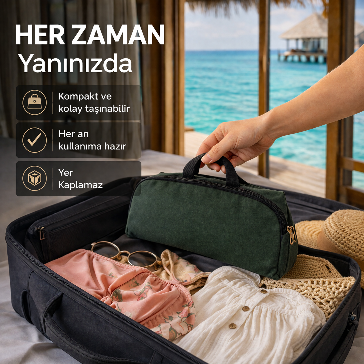 HAEGS Küçük Hafif Katlanabilir Günlük Sırt Çantası Ultra Hafif Seyahat Yürüyüş Kamp Günlük Kullanım Çantası Erkek ve Kadın İçin 20 Lt Yeşil 8