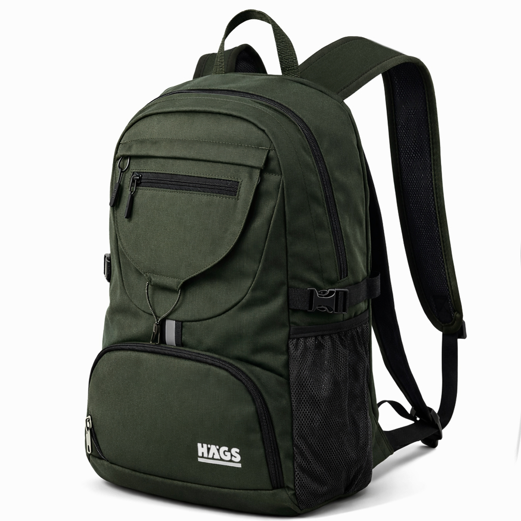 HAEGS Küçük Hafif Katlanabilir Günlük Sırt Çantası Ultra Hafif Seyahat Yürüyüş Kamp Günlük Kullanım Çantası Erkek ve Kadın İçin 20 Lt Yeşil