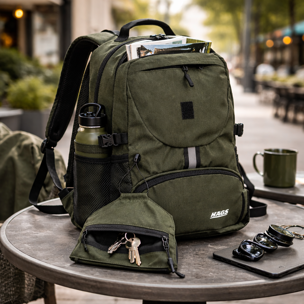 HAEGS Küçük Hafif Katlanabilir Kadın Günlük Sırt Çantası Ultra Hafif Seyahat Yürüyüş Kamp Günlük Kullanım için 20 Lt Pembe 7