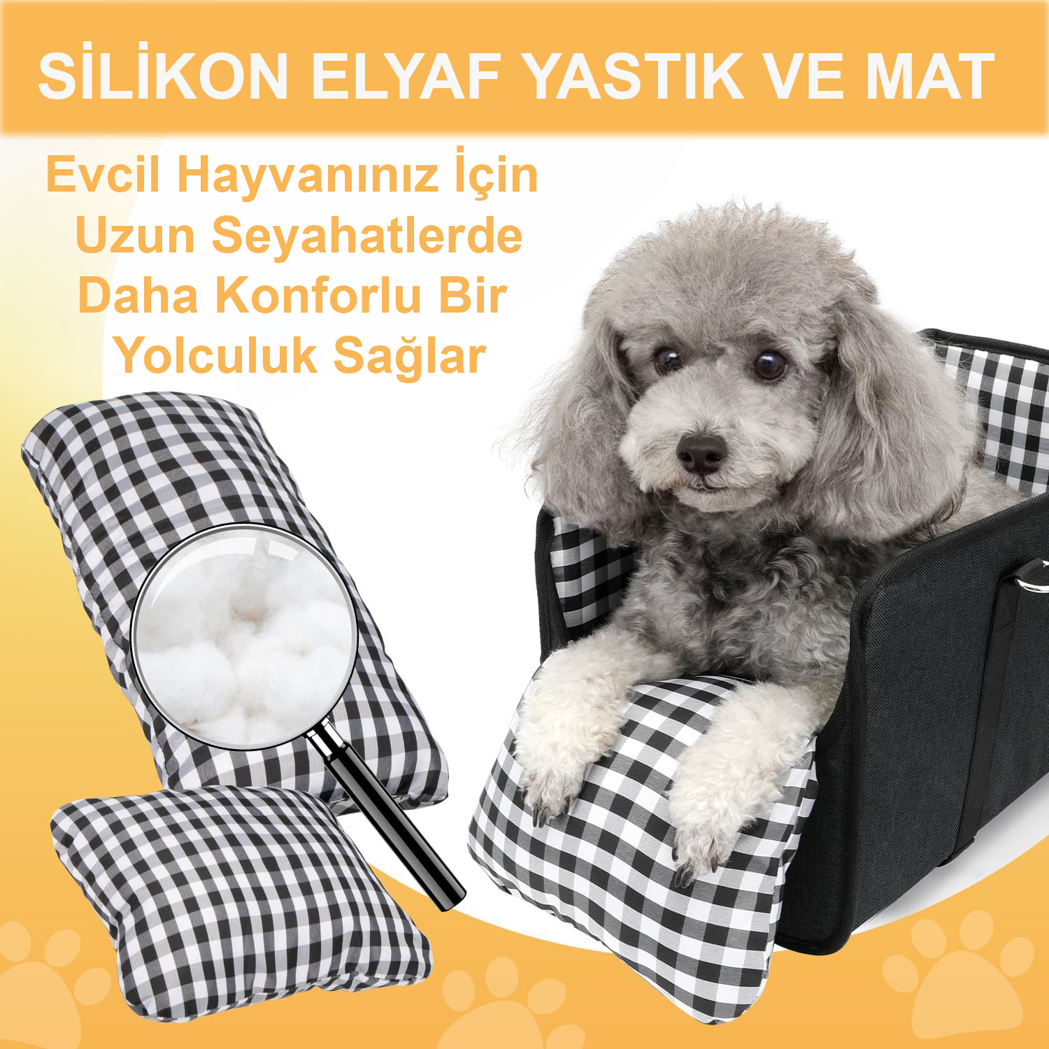 Haegs Araç Konsol Üstü Köpek Koltuğu - Köpek Taşıma Çantası Küçük Köpekler İçin Taşınabilir Köpek Yatağı Kol Dayama Yeri Olan Yumuşak Minderli Evcil Hayvan Araba Koltuğu Gri - Kırmızı 4