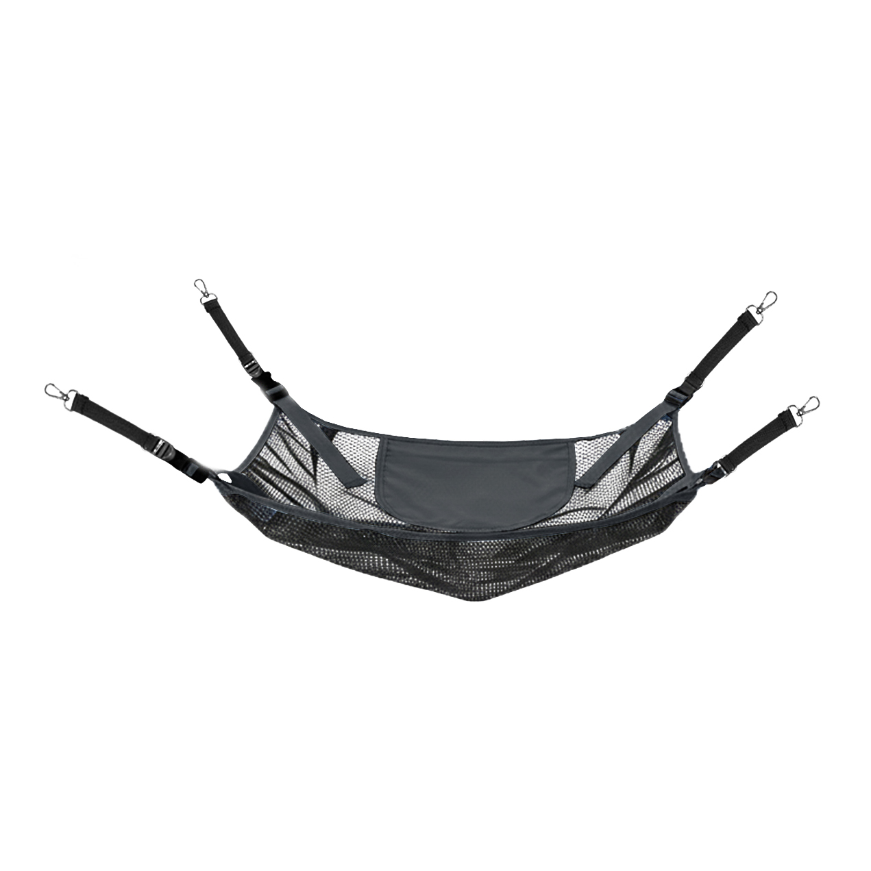 Haegs Masa Altı Saklama Filesi Kamp Piknik Outdoor için Masa Altı Kamp Malzemeleri Eşya Depolama Düzenleyici Organizer Kese Hurç File - S- 35x35 cm - Gri
