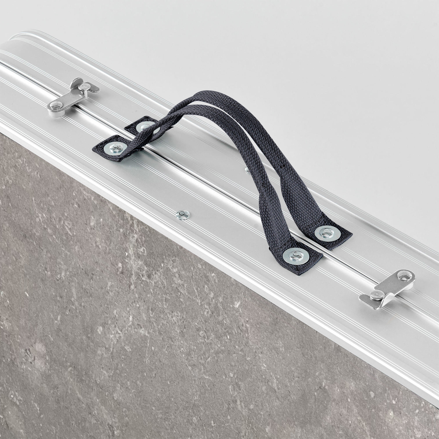 Haegs Saklama Dolaplı Kamp Masası Outdoor Kamp Mutfağı Kamp Dolabı Katlanabilir Kamp Piknik Masası Seyahat Mutfağı Mutfak Dolabı Depolama bölmeli Dış Mekan Mutfağı 120-60cm- Mermer Desenli 3