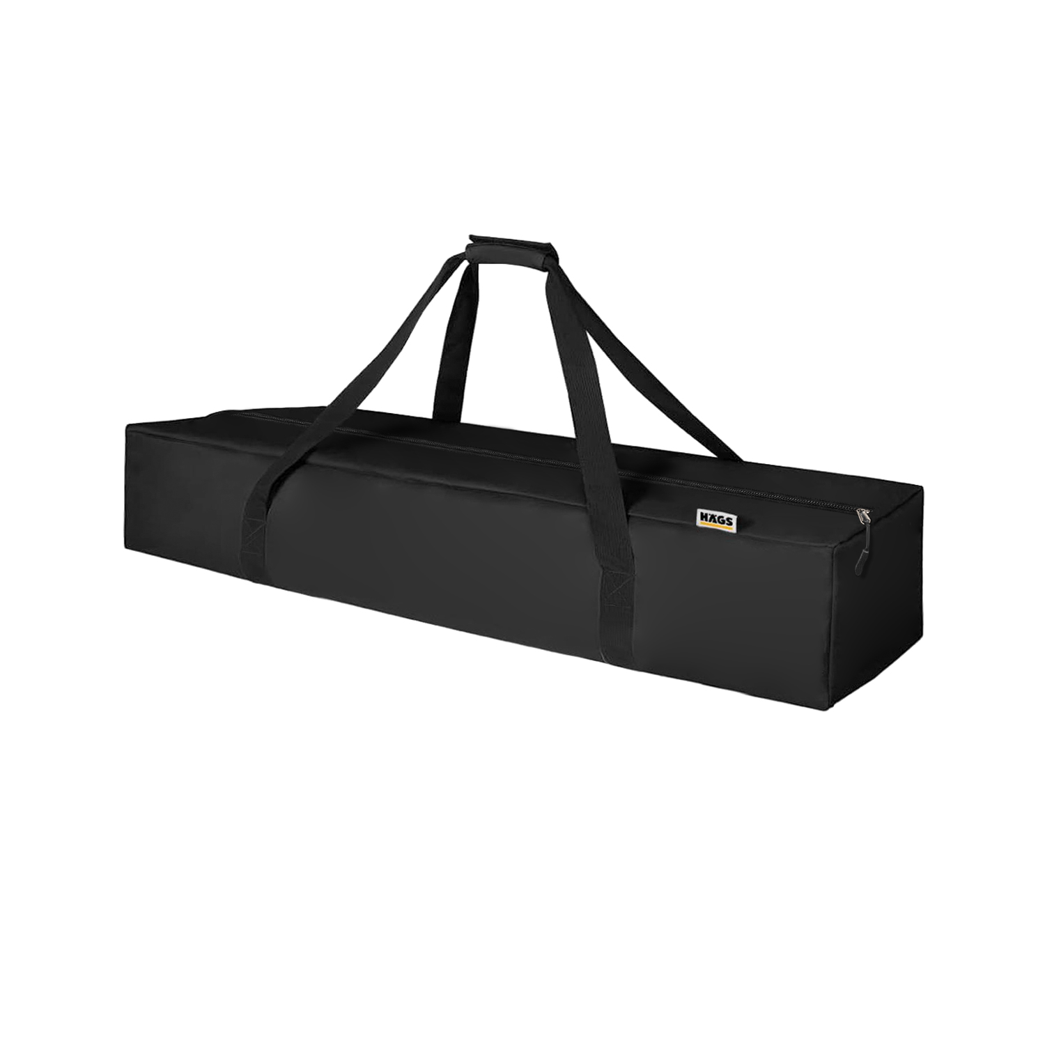 Haegs Taşıma Çantası İnce Uzun Çok Amaçlı Kamp Sandalyesi Tripod Çantası Fermuarlı Dayanıklı Kamp Malzemeleri Saklama Çantası 25L 90 x 17 x 17 cm Siyah