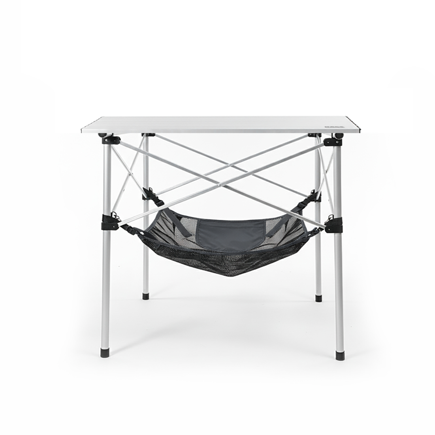 Masa Altı Saklama Filesi Kamp Piknik Outdoor için Masa Altı Kamp Malzemeleri Eşya Depolama Düzenleyici Organizer Kese Hurç File - M - 45x45 cm - Gri